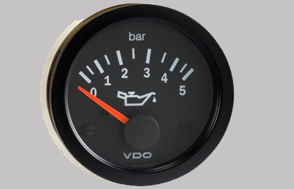 Vision Engine oil pressure 5Bar